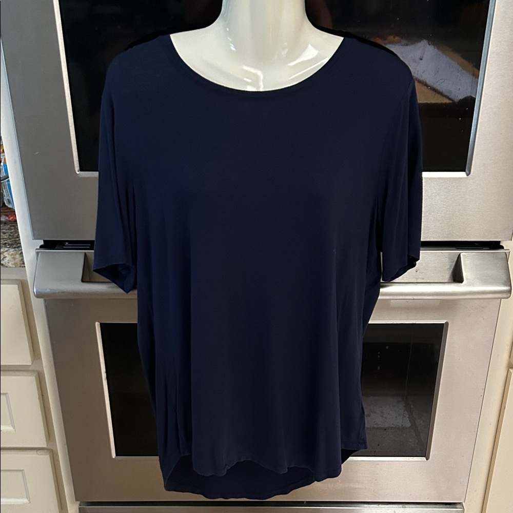 Old Navy Dark Blue Short Sleeve Top